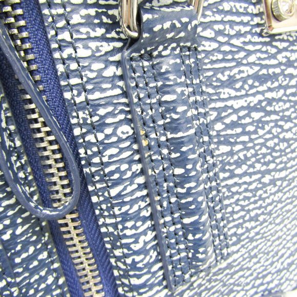 Phillip Lim 3.1 Blue Textured Women's Bag - Picture 6 of 15